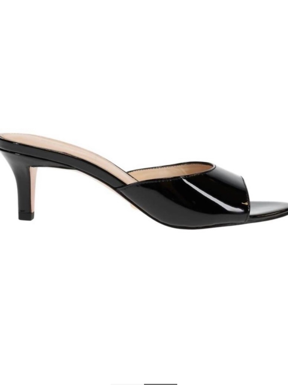 Pelle Moda Black Patent Sandal